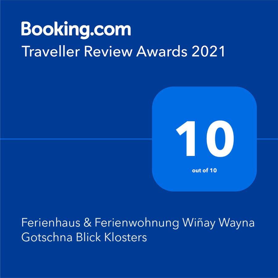 Ferienhaus & Ferienwohnung Winay Wayna Gotschna Blick Клостерс Екстер'єр фото